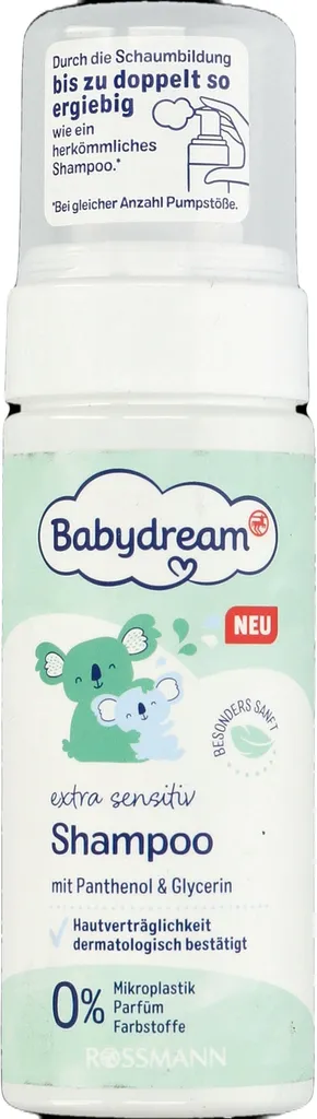 Babydream Extra Sensitive, Foam Shampoo (Szampon w piance)