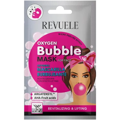 Revuele Revitalizing & Lifting Oxygen Bubble Mask for Face (Rewitalizująca maska bąbelkowa do twarzy)