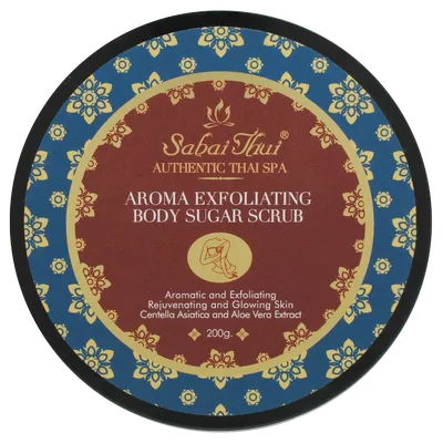 Sabai Thai Authentic Thai Spa, Aroma Exfoliating Body Sugar Scrub (Jaśminowy peeling do ciała)