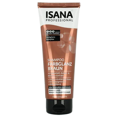 Isana Professional, Shampoo Farbglanz Braun (Szampon do włosów brązowych)
