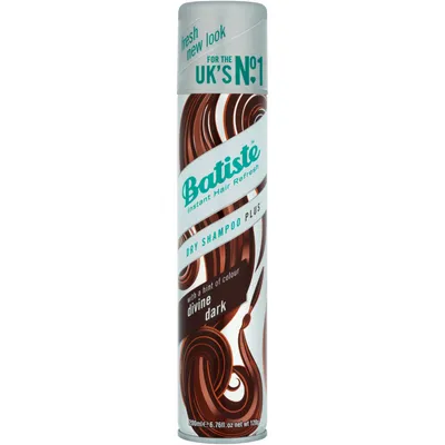 Batiste Divine Dark Dry Shampoo with a  Hint of Colour Dark & Deep Brown (Suchy szampon do włosów dla brunetek (stara wersja))