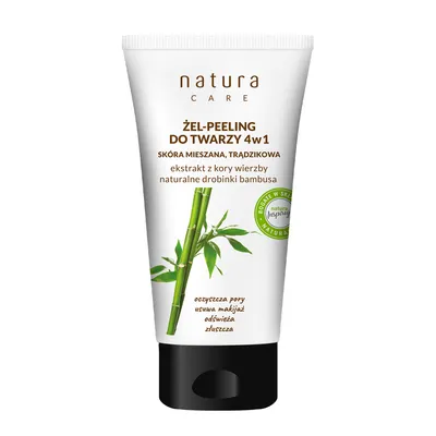 Natura Care Oczyszczający żel-peeling do mycia twarzy 4 w 1 skóra mieszana, trądzikowa