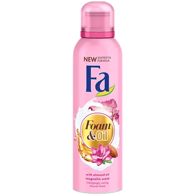Fa Foam & Oil Almond Oil, Magnolia Scent (Pianka do mycia ciała)