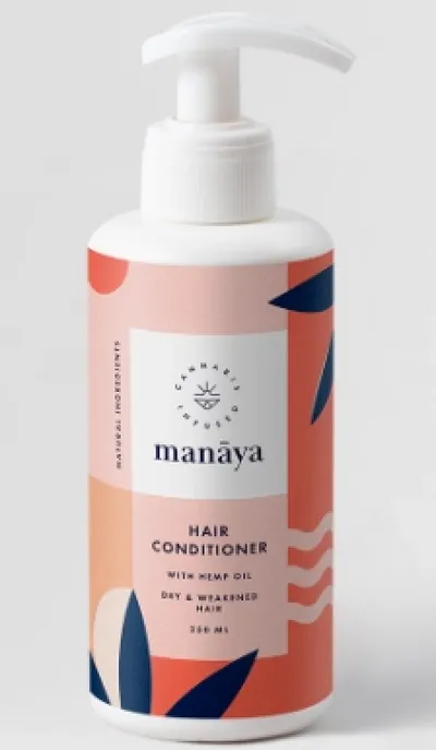 Manaya Hair Conditioner with Hemp Oil (Odżywka do suchych włosów z olejem z nasion konopi)