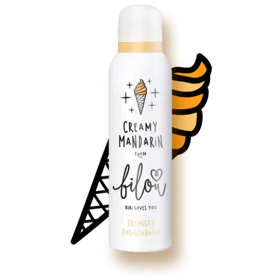 Bilou Creamy Mandarin Cremiger Duschschaum (Pianka pod prysznic)