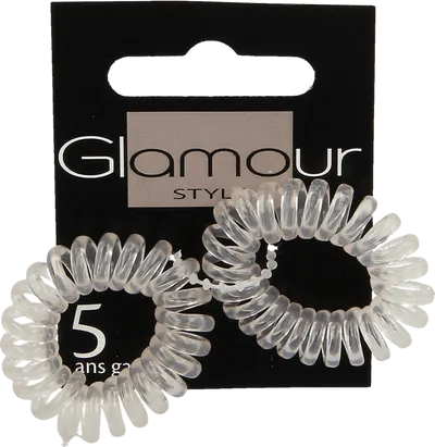Glamour Style Gumki do włosów- sprężynki zmieniające kolor na słońcu