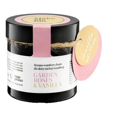 Make Me Bio Garden Roses & Vanilla, Różano-waniliowy krem dla skóry suchej i wrażliwej