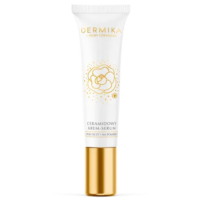 Dermika Luxury Ceramides, Ceramidowy krem-serum pod oczy i na powieki