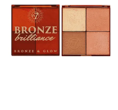 W7 Bronze Brilliance Palette (Paleta do makijażu twarzy)