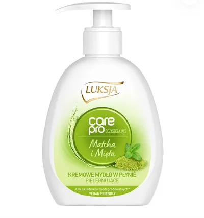 Luksja Pro Care, Kremowe mydło w płynie `Matcha i mięta`