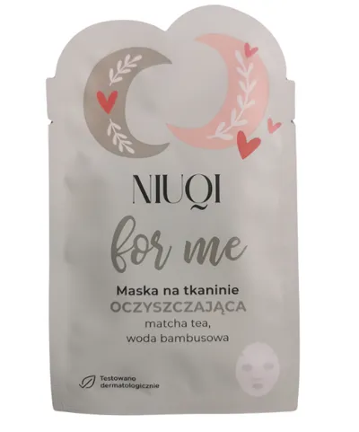 Niuqi For me, Oczyszczająca maska na tkaninie