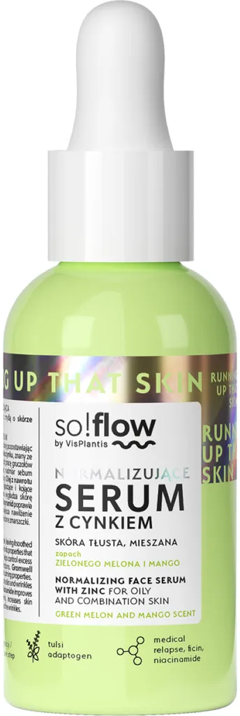 so!flow Running Up That Skin, Normalizujące serum z cynkiem
