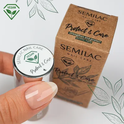 Semilac Protect & Care, Wegańska odżywka do paznokci