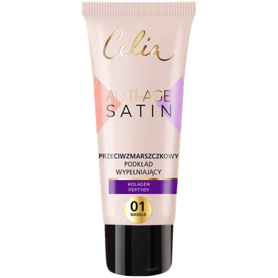 Celia Anti-Age Satin, Przeciwzmarszczkowy podkład wypełniający