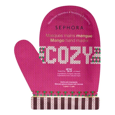 Sephora Collection, Holiday Vibes, Cozy Mango Hand Masks (Maski na dłonie z mango)