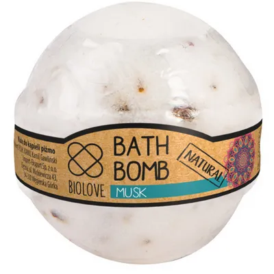 Biolove Musk, Bath bomb (Kula do kąpieli `Piżmo`)