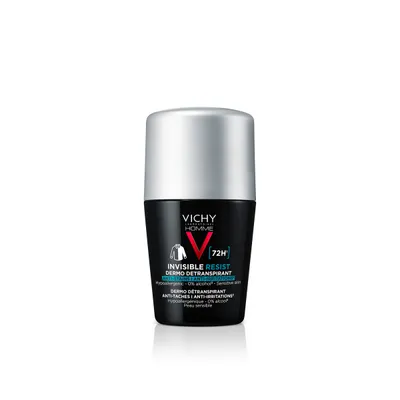 Vichy Homme, Invisible Resist, 72H Dermo Detranspirant Anti-Stains (Antyperspirant w kulce dla mężczyzn)