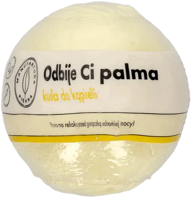 Manufaktura Piękna Kula do kąpieli `Odbije Ci palma`