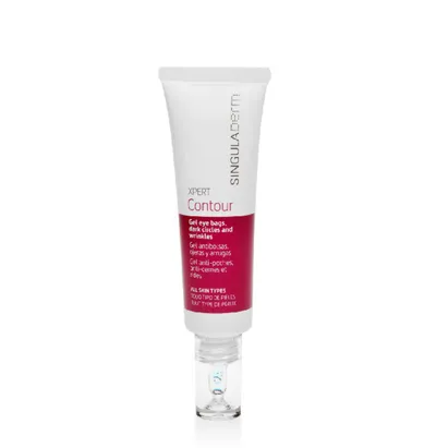 SingulaDerm Xpert, Contour Eye Gel (Silnie skoncentrowany żel pod oczy zmniejszający opuchliznę, worki, cienie i zmarszczki w okolicach oczu)