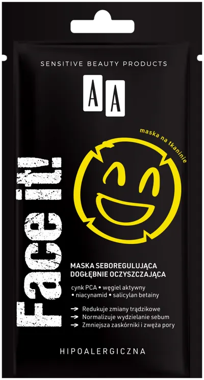 AA Face It!, Maska seboregulująca dogłębnie oczyszczająca