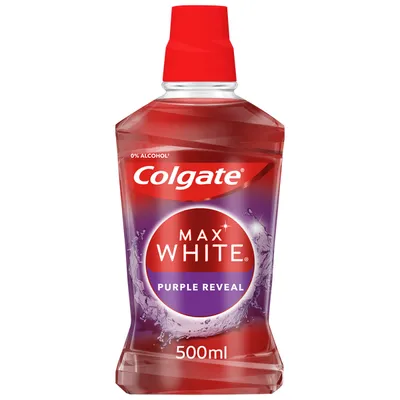 Colgate Max White Purple Reveal Mouthwash (Płyn do płukania jamy ustnej)