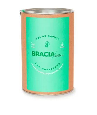 Bracia Mydlarze Las deszczowy, Sól do kąpieli ze spiruliną