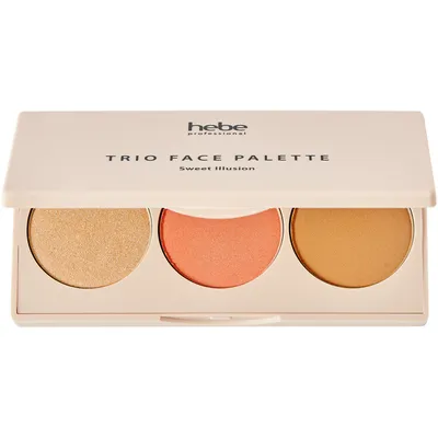 Hebe Professional, Sweet Illusion Trio Face Palette (Paleta do makijażu twarzy)