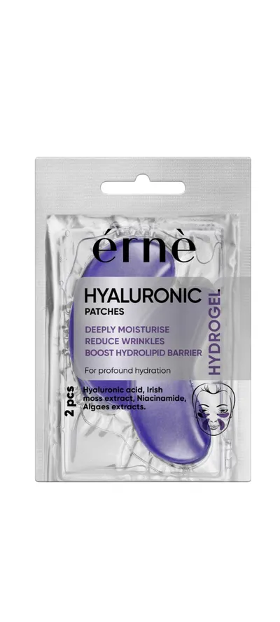 Erne Hyaluronic, Hydrogel Eye Patches (Płatki pod oczy z kwasem hialuronowym)