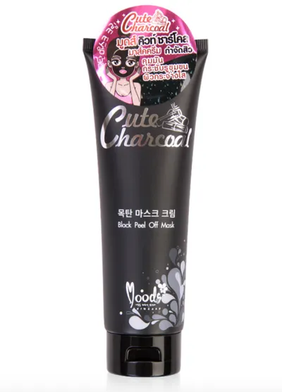 Moods Cute Charcoal Black Peel Off Mask (Oczyszczająca maska peel-off)