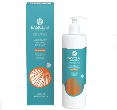 BasicLab Dermocosmetics Protecticus, Łagodzący balsam do ciała po opalaniu