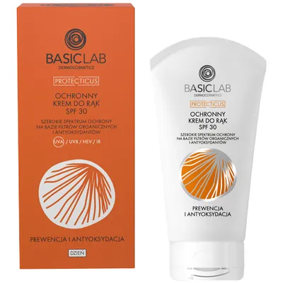 BasicLab Dermocosmetics Protecticus, Ochronny krem do rąk SPF 30