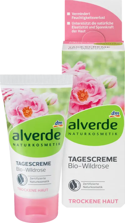 Alverde Tagescreme Bio-Wildrose (Krem na dzień `Bio - dzika róża`)