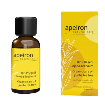 Apeiron Natural Care Bio-Pflegeol Jojoba-Teebaum (Olej jojoba z dodatkiem olejku z drzewa herbacianego)