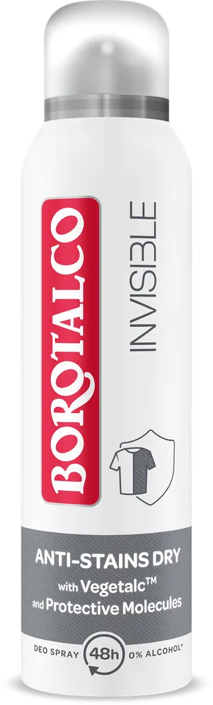 Borotalco Invisible, Antyperspirant w aerozolu 48h