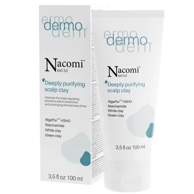 Nacomi Next Lvl, Dermo, Deeply Purifying Scalp Clay (Glinka peelingująca do skóry głowy)