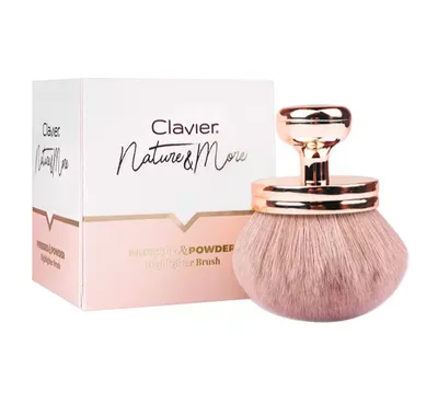 Clavier Nature & More Pressed & Powder Brush (Pędzel do rozświetlacza)