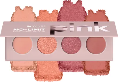 AA Wings of Color No Limit, Pink Eyeshadow Palette (Paleta cieni do powiek)