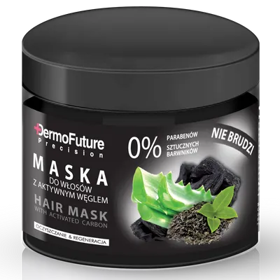 Dermofuture Precision Hair Mask With Activated Carbon (Maska z aktywnym węglem)