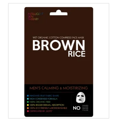 Beauty Face Intelligent Skin Theraphy, Men's Calming & Moisturizing Mask Brown Rice (Ekspresowa maseczka w płachcie)