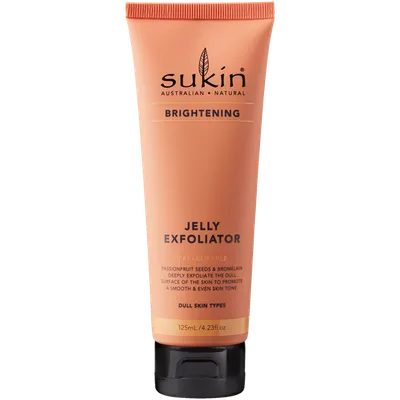 Sukin Brightening Jelly Exfoliator (Delikatny żel złuszczający do twarzy)