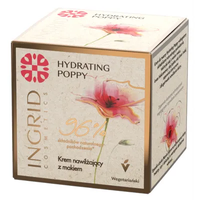 Ingrid Cosmetics Hydrating Poppy Cream (Nawilżający krem do twarzy z makiem)