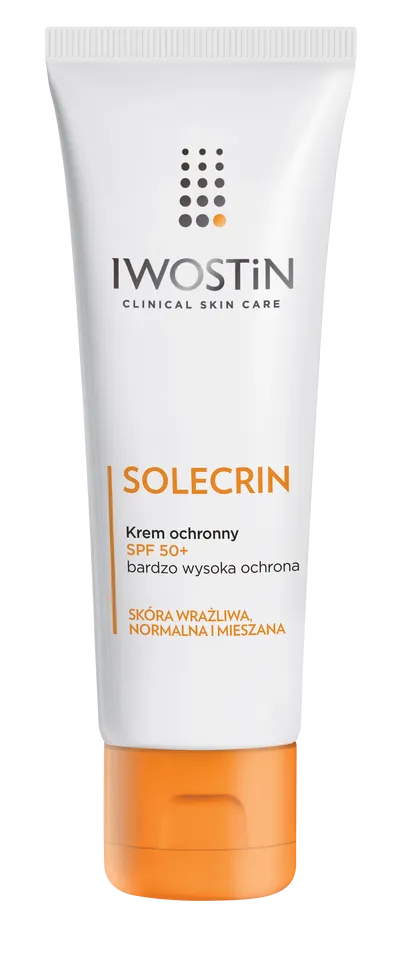 Iwostin Solecrin, Krem ochronny dla skóry wrażliwej i alergicznej SPF 50+ (nowa wersja)