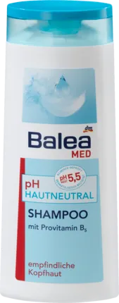Balea Med, PH Hautneutral Shampoo (Szampon o neutralnym pH do wrażliwej skóry głowy)