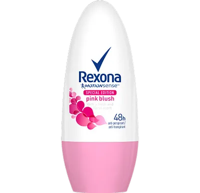 Rexona Motionsense, Pink Blush, Anti-perspirant roll-on 48h (Antyperspirant w kulce)
