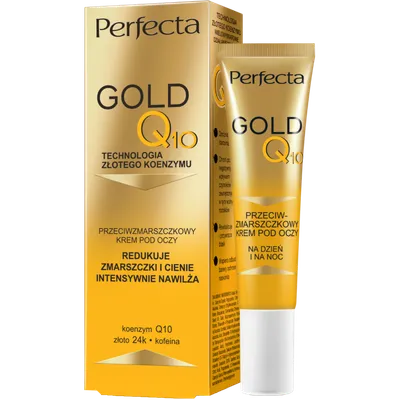 Perfecta Gold Q10, Przeciwzmarszczkowy krem pod oczy