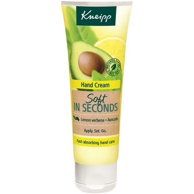 Kneipp Soft In Seconds, Hand Cream Avocado & Lemon Verbena (Krem do rąk `Awocado i werbena cytrynowa`)
