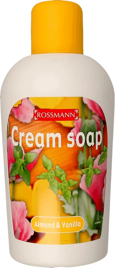 Rossmann Almond & Vanilla, Cream Soap (Kremowe mydło w płynie migdałowo - waniliowe 2w1)