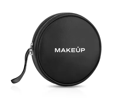 Makeup Store Czarna okrągła kosmetyczka