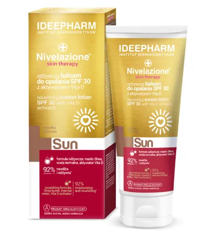 Nivelazione Skin Therapy Sun, Odżywczy balsam do opalania SPF 30 z aktywatorem witaminy D