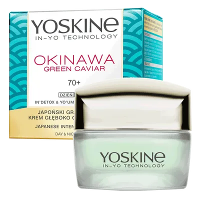 Yoskine Okinawa Green Caviar, Krem głęboko odbudowujący 70+
